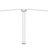 Silver Bezel Cubic Zirconia Station Necklace