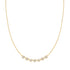 Gold Pavé Multi Beaded Chain Necklace