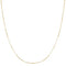 Gold Mini Bead Station Necklace