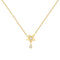 Gold Sparkling Star Drop Necklace