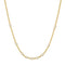 Gold Multi Station Round Stone Chain Necklace