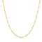 Gold Paper Clip Chain Necklace