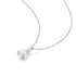 Silver Mother of Pearl Pendant Necklace