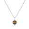 Silver Tiger Eye Pendant Necklace