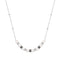 Two-Tone Sparkling Braided Shell Pearl Necklace