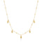 Gold Leaf Station Necklace