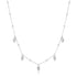 Silver Leaf Station Necklace