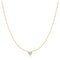 Gold Pavé Heart Necklace