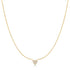 Gold Pavé Heart Necklace