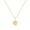 Gold Sunburst Necklace