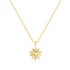 Gold Sunburst Necklace