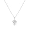 Silver Sunburst Necklace
