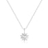 Silver Sunburst Necklace
