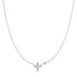 Silver Sparkling Lucky Clover Necklace