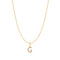Gold Letter G Initial Necklace
