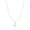 Silver Letter G Initial Necklace