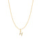 Gold Letter H Initial Necklace