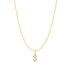 Gold Letter S Initial Necklace