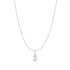 Silver Letter S Initial Necklace