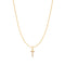 Gold Letter T Initial Necklace