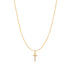 Gold Letter T Initial Necklace