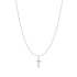 Silver Letter T Initial Necklace