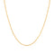 Gold Slim Curb Link Chain Necklace