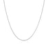 Silver Slim Curb Link Chain Necklace