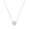 Silver Reversible Pavé Moon Evil-Eye Necklace