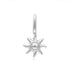 Silver Sunshine Charm