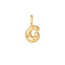 Gold G Letter Charm