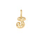 Gold J Letter Charm