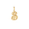 Gold S Letter Charm
