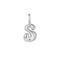 Silver S Letter Charm