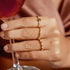 Gold Multi Sparkle Ring