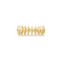 Gold Half Pavé Sparkle Ring