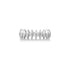 Silver Half Pavé Sparkle Ring