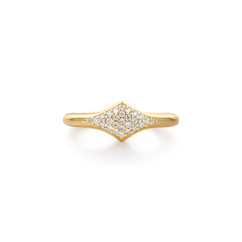 Gold Pavé Sparkle Ring