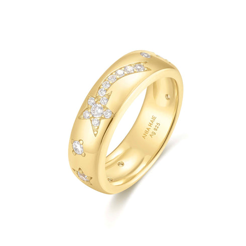 Gold Celestial Chunky Ring