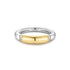 Two-Tone Segmented Puffy Ring