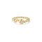 Gold Starburst Zig-Zag Beaded Ring