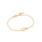 Gold Glam Interlock Bracelet