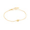 Gold Pebble Sparkle Chain Bracelet