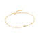 14kt Gold Triple Natural Diamond Bracelet