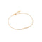 14kt Gold Stargazer Natural Diamond Bar Bracelet