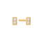 Gold Glam Mini Stud Earrings