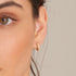 Gold Glam Huggie Hoop Earrings