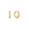 Gold Glam Huggie Hoop Earrings