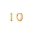 Gold Glam Huggie Hoop Earrings