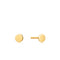 14kt Gold Disc Stud Earrings